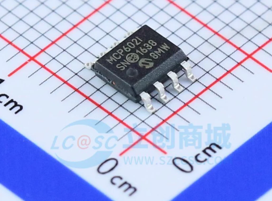 20PCS  Brand 100% new original MCP602-I/SN MCP602I MCP6021 patch SOP8 amplifier integrated chip