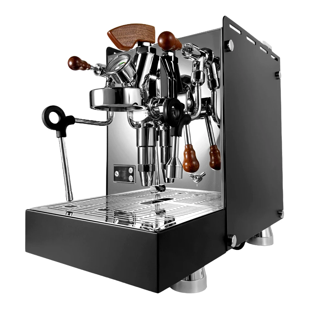 

Semi Automatic Best Stainless Steel Retro Commercial Household Home Rotary Pump Cafe Making 9 Barista Coffee Espresso Machine
