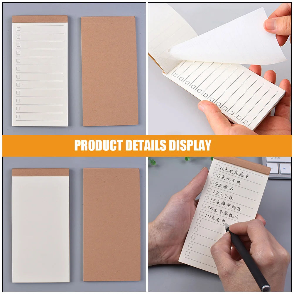 Undated Planner Notepad to Do List Tear Off Memo Pad Small Portable for Scheduling Notes Reminders Activity Planning