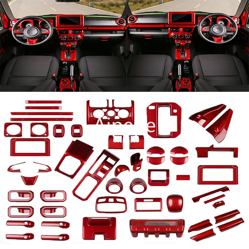 LHD RHD For Suzuki Jimny Nomade 2025 2026 Center Control Window Switch Gear Handbrake AC Vent Steering Wheel Readlamp Door Cover