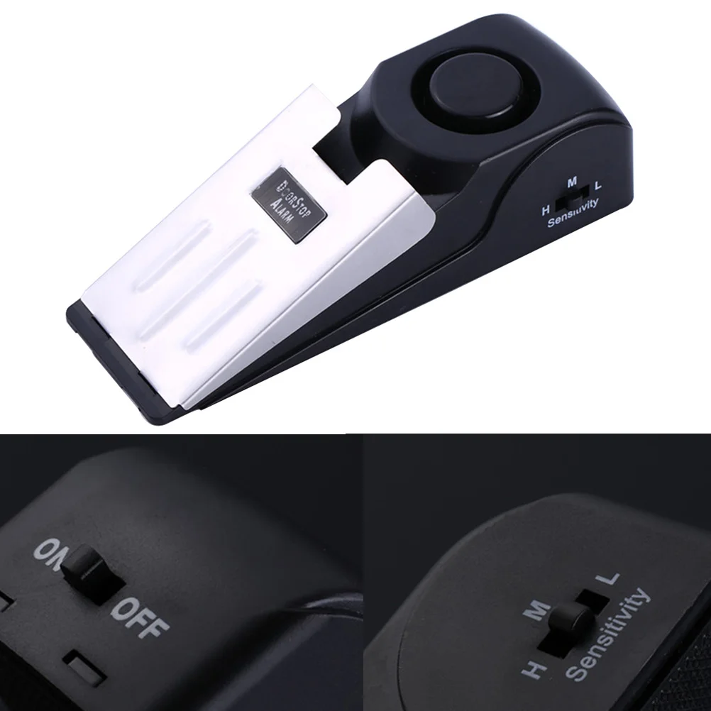 

2 шт. противоугонная сигнализация, дверной стопор, сверхмощный металлический защитный клин для домашнего офиса, путешествий, дверной стопор, сигнализация, установленная