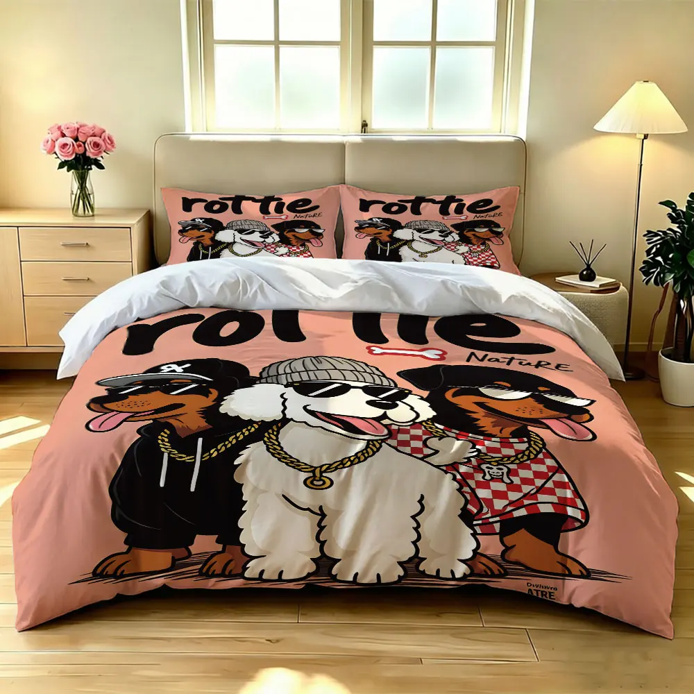 3PCS trendy and cool cartoon dog 