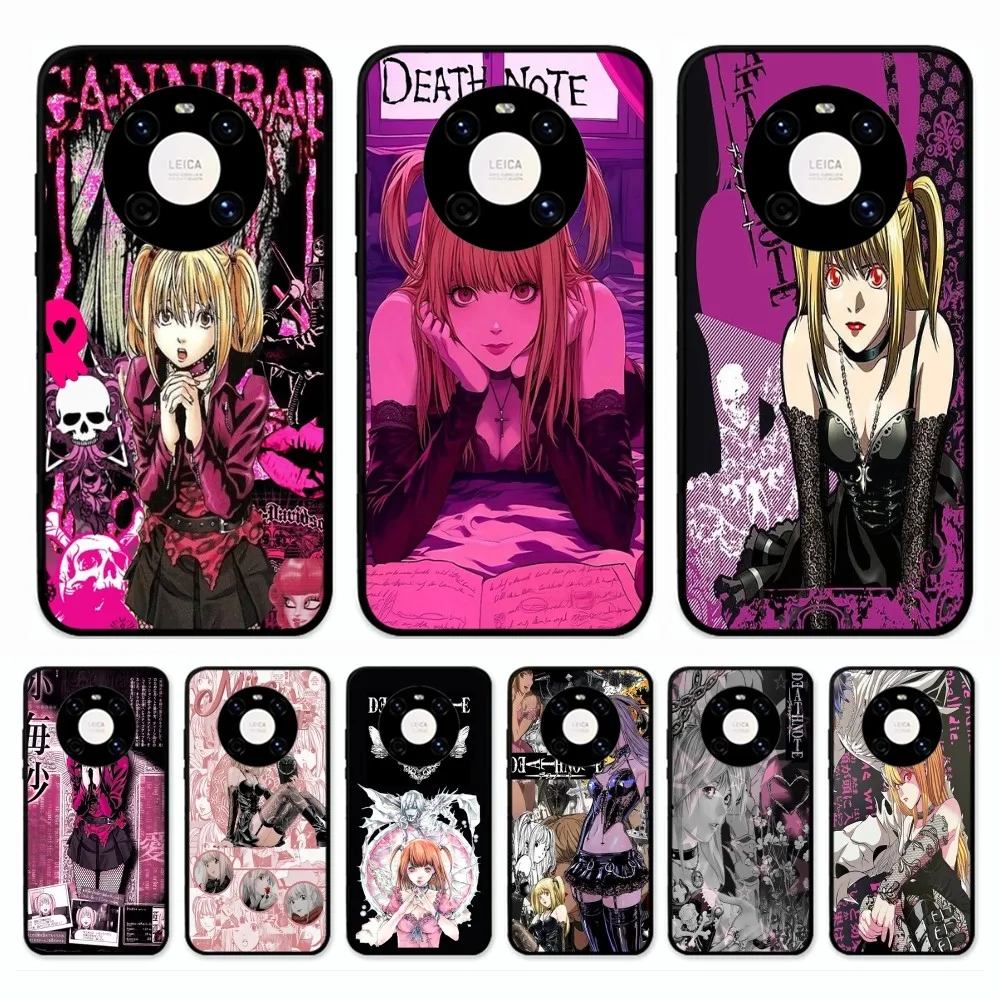 Misa Anime D-Death N-Note Phone Case For Huawei Mate 10 20 30 40 50 Lite Pro Nova 3 3i 5 6 SE 7 Pro 7SE