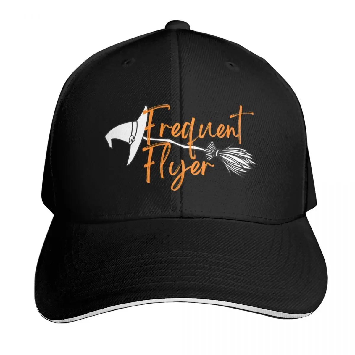 Frequent Flyer Baseball Cap Breathable Mesh Back Adjustable Buckle Closure Moisture Wicking Quick Dry
