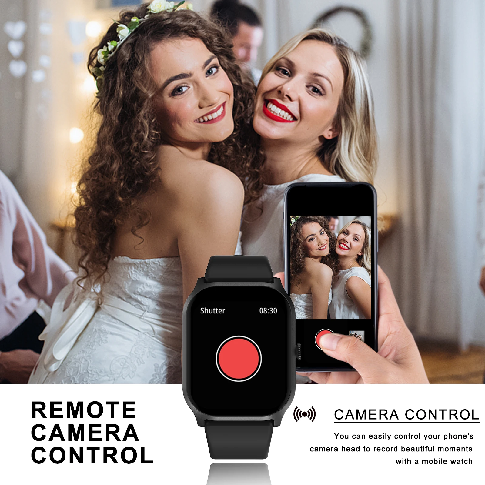 HOT Smart watch gift for men and women, full touch screen smart sports watch, answering/wireless calls, multiple APP reminders