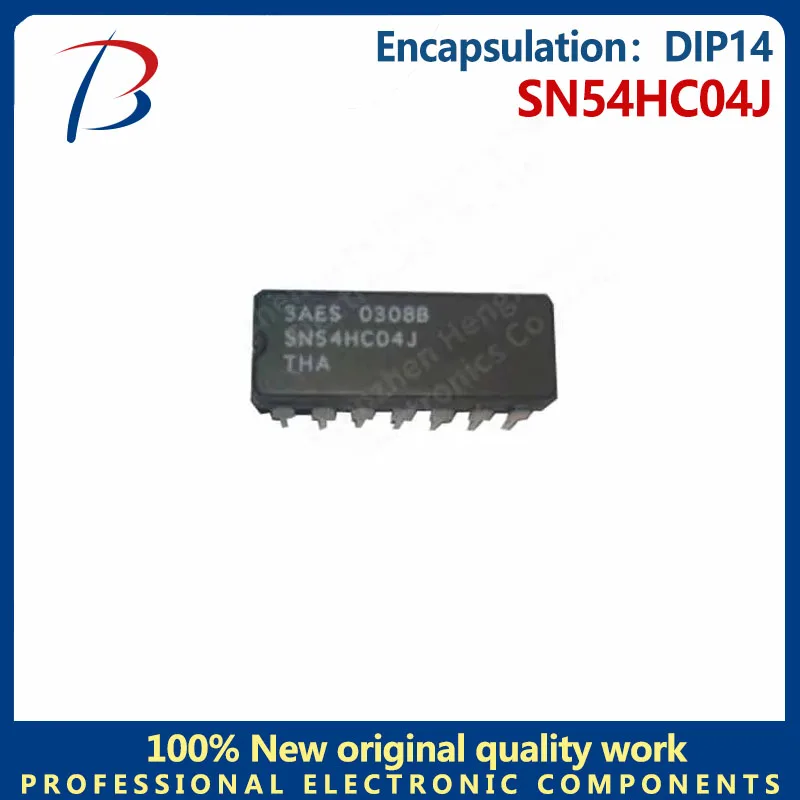 5pcs SN54HC04J package DIP14 hexadecimal inverter chip integrated circuit