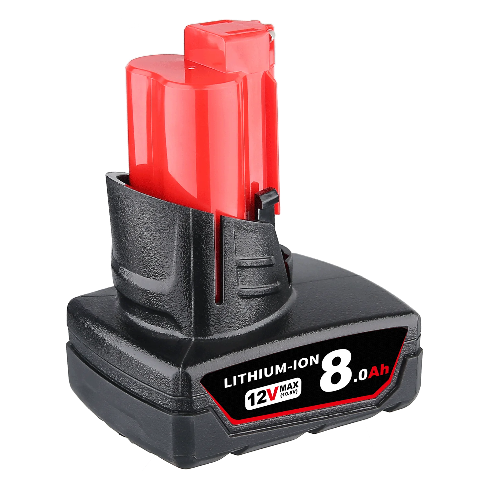 VANON 1/2/4Pack M12 8.0Ah 12V Lithium Battery Replace for Milwaukee 48-11-2460 48-11-2411 48-11-2420 Cordless Tools Battery pin
