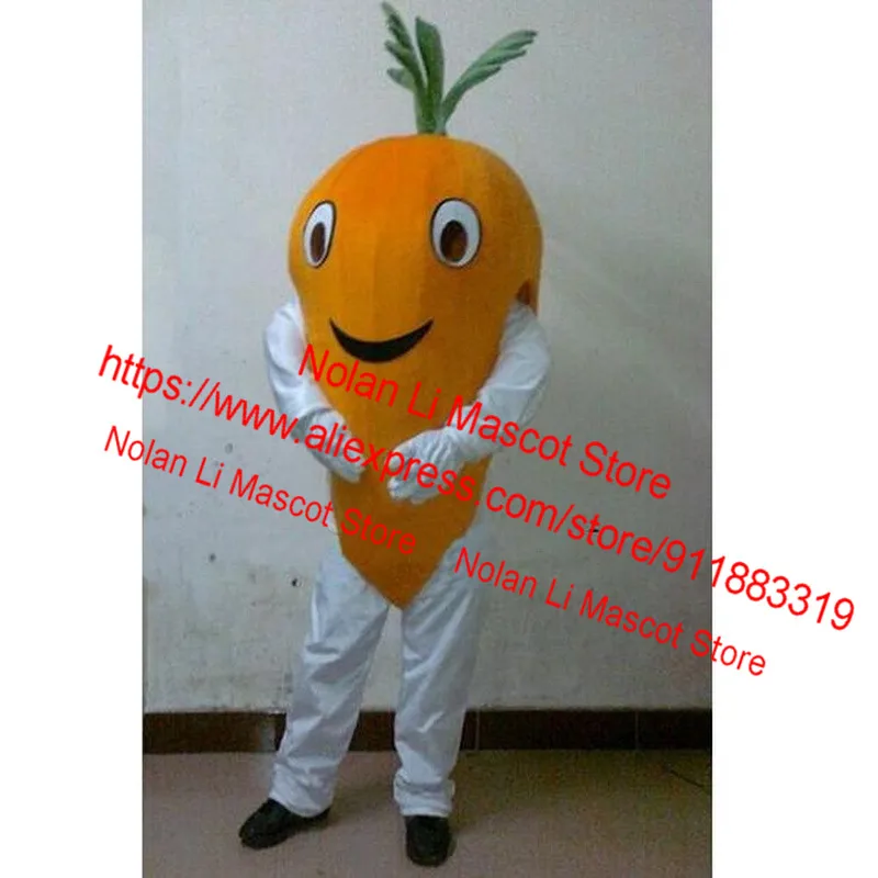 High Quality EVA Material Carrot Mascot Costume Cartoon Suit Birthday Party Cosplay Masquerade Advertising Game Event 1006