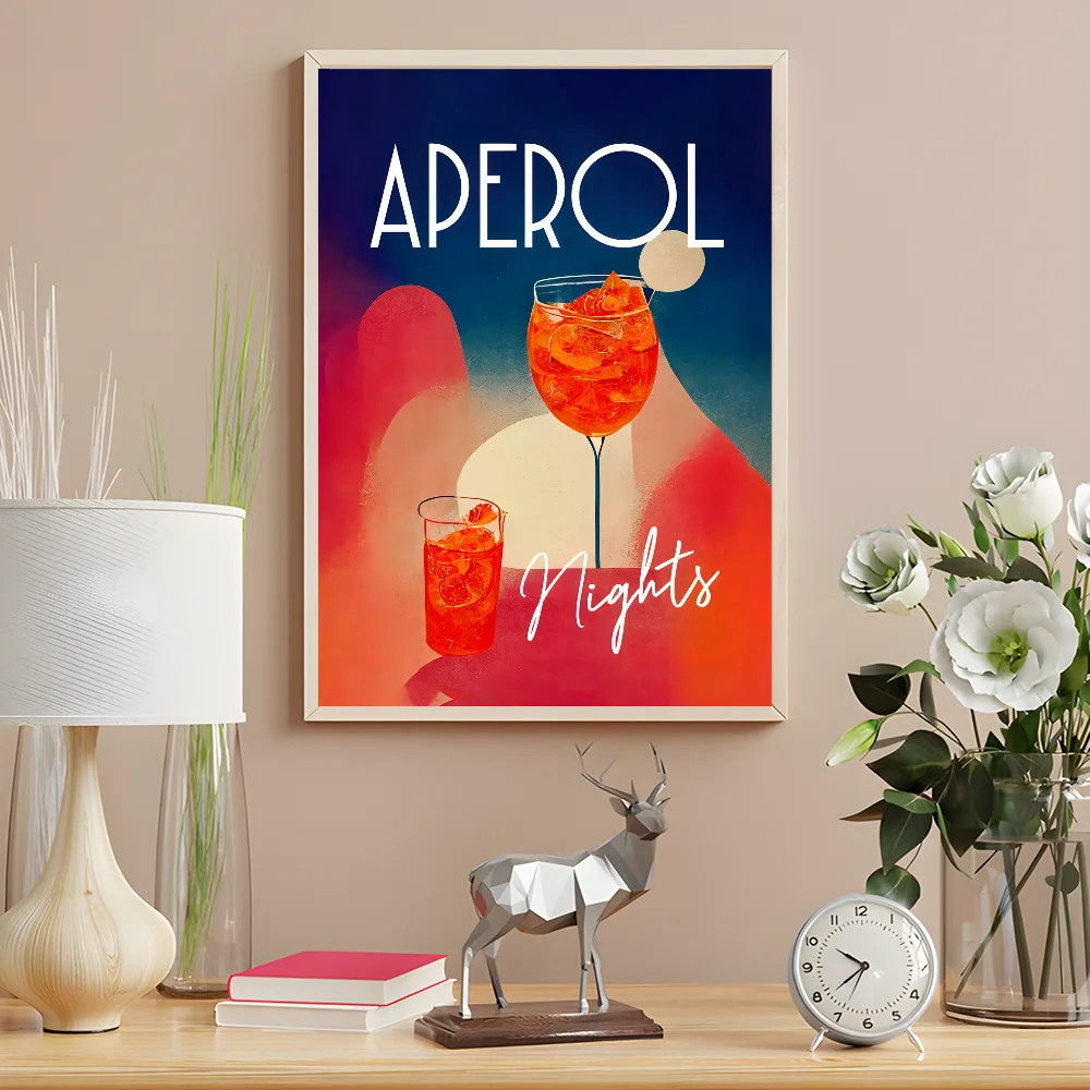 Aperol Spritz V-Vacation Art affiche imprime Design parfait nordique moderne décor à la maison cadeau