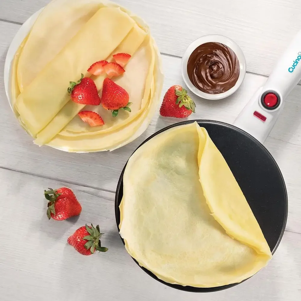 FirmHome StorePortable Electric Crepe Maker - Non-Stick Plate, Recipe Guide, Ideal For Mother's Day Breakfast