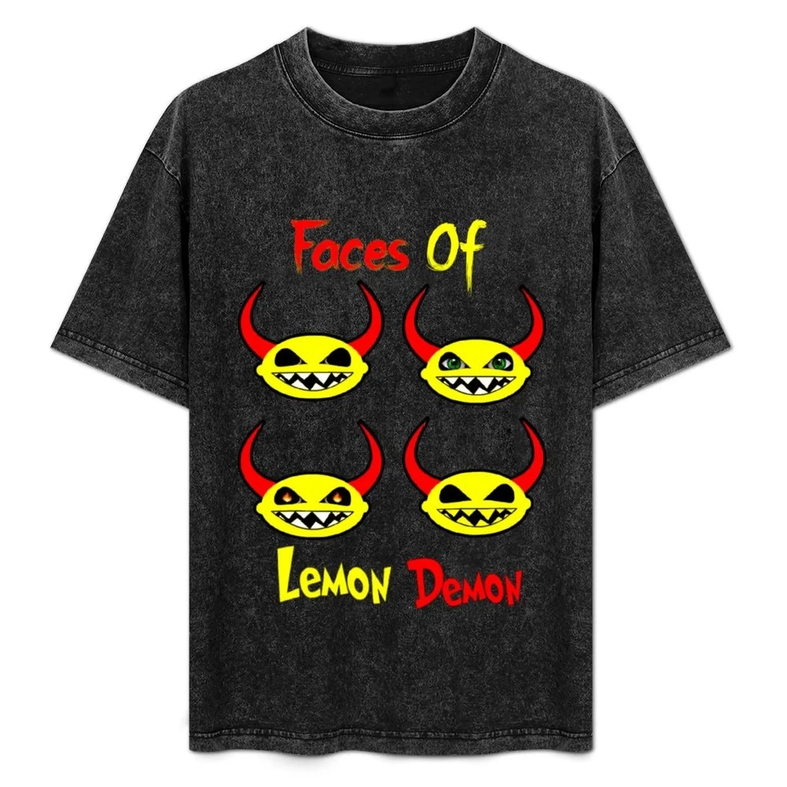 Faces of Lemon Demon T-Shirt tshirts personalised plus size tops vintage anime shirt t shirts for men pack