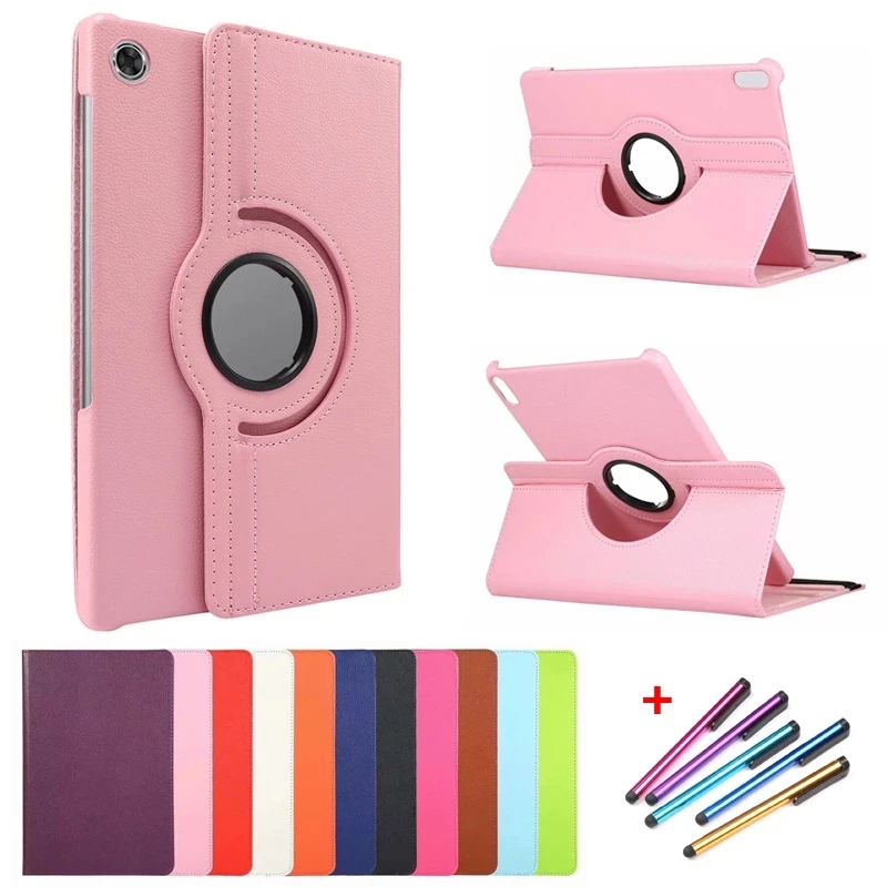 For Lenovo Tab M10 HD tb x306f Case 360 Rotating Leather Protective Cover For Funda Lenovo Tab M10 Case tb-x605f tb x505f x505l