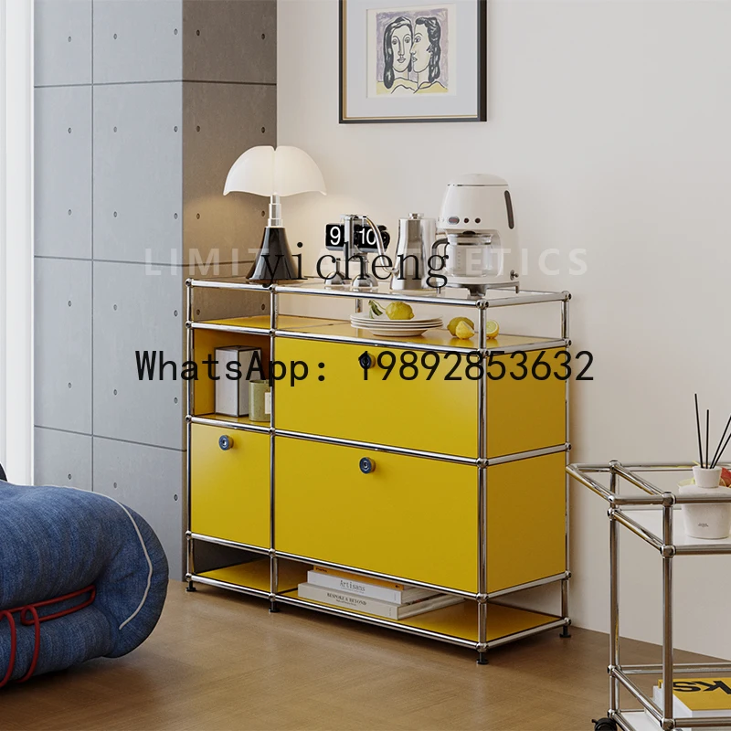 

Modular Cabinet Modular Stainless Steel Storage Bucket Cabinet Storage Bookcase