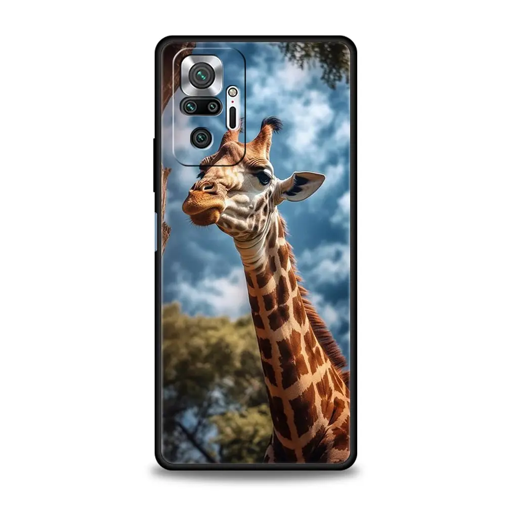 기린 전화 케이스 Xiaomi Redmi Note 13 12 5G 11 10 Pro Plus 4G 9S 9 8 7 9T 13C 12C 10C 9C 9A 소프트 실리콘 커버