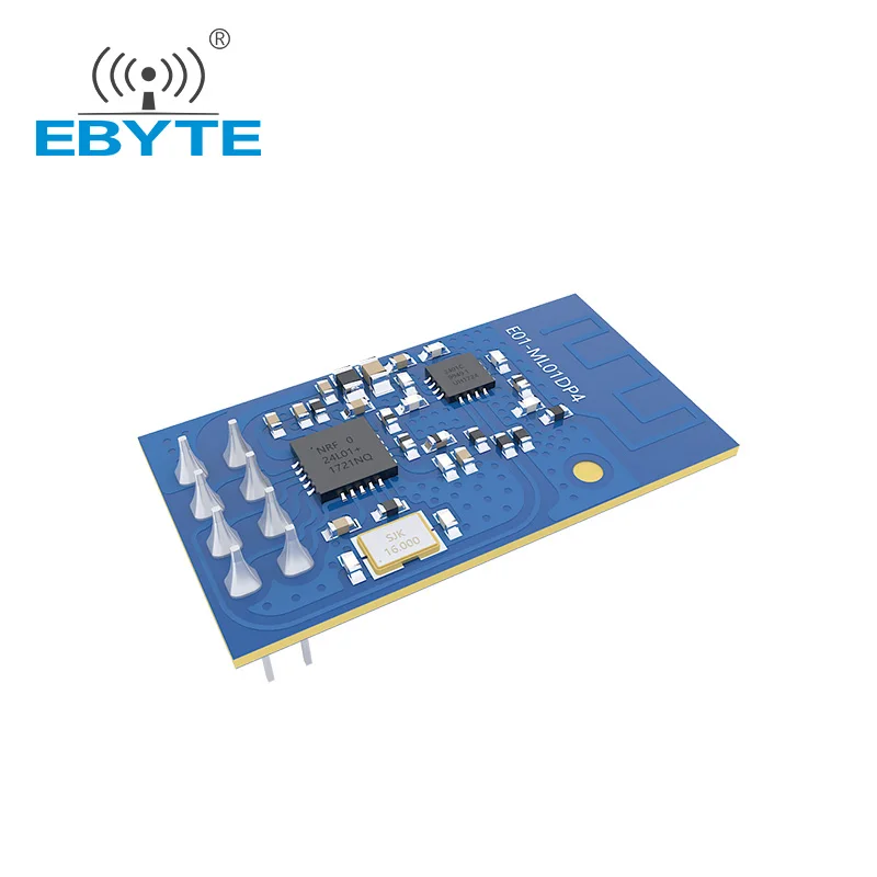 nRF24L01P 2.4GHz 20dBm Wireless Module Electronic Components Long Range E01-ML01DP4 IOT Smart Home SPI Interface Antenna PCB