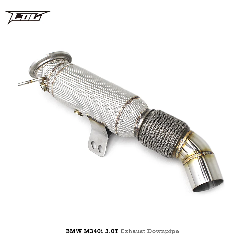 Tuyau de Descente OEM Sans Catalyseur pour BMW M340i 3.0T 2017-2019, Haut Débit en Acier Inoxydable 304