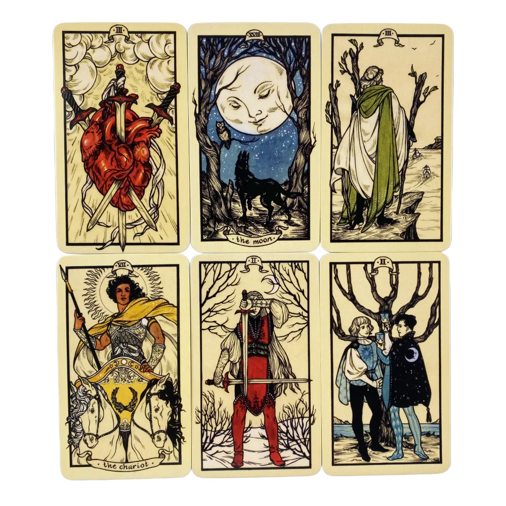 78-teiliges Fyodor Pavlov Tarot-Kartenset Orakel-Tarot Psychische Karten für Wahrsagerei und Zukunftsdeutung – Detail 4