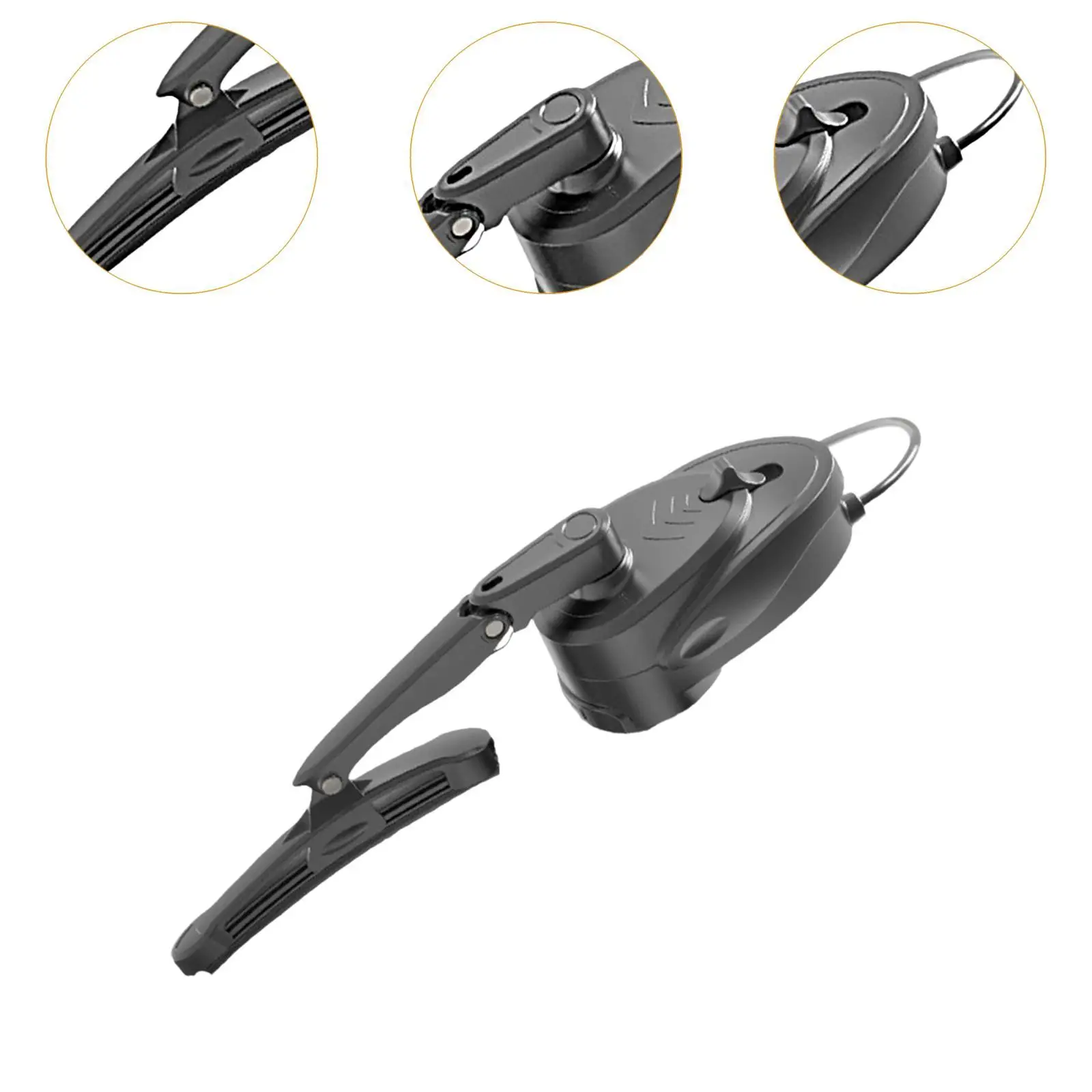 Essuie-glace pour casque de moto, performance stable, longue durée de vie, chargement USB 5V