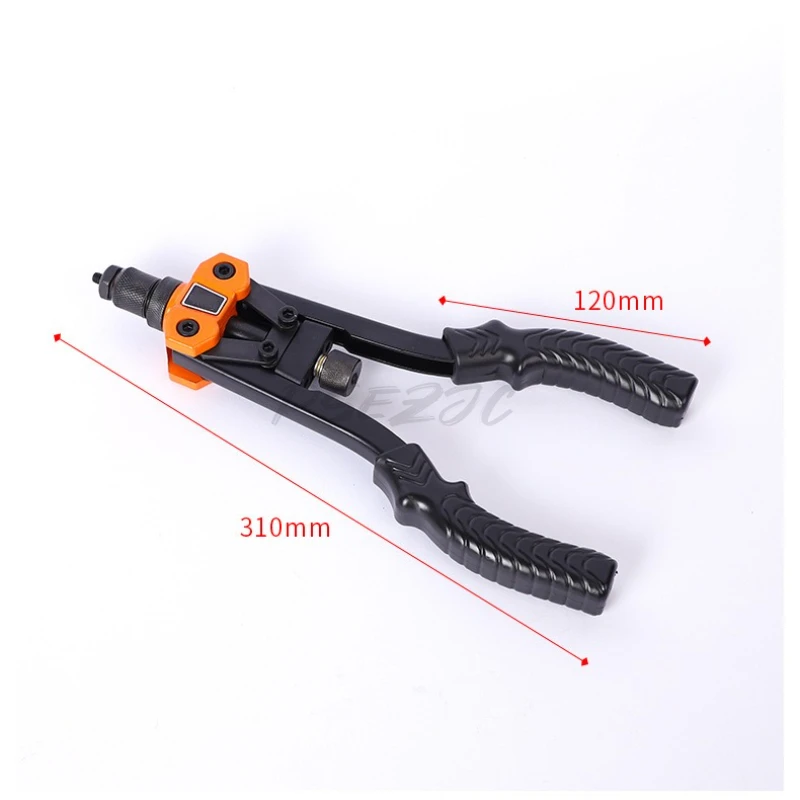 Pistol Rivet Manual Gagang Ganda, Pistol Tarik Mur Rivet, Alat Rivet Hemat Tenaga, Pistol Mur Penguat M3-M10