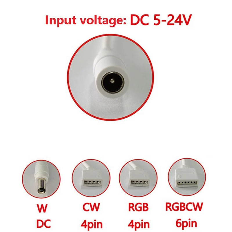 تيار مستمر 5 فولت 12 فولت 24 فولت تويا RGB واي فاي تحكم LED تحكم ل 5050 3528 2835 Led قطاع ضوء الحياة الذكية