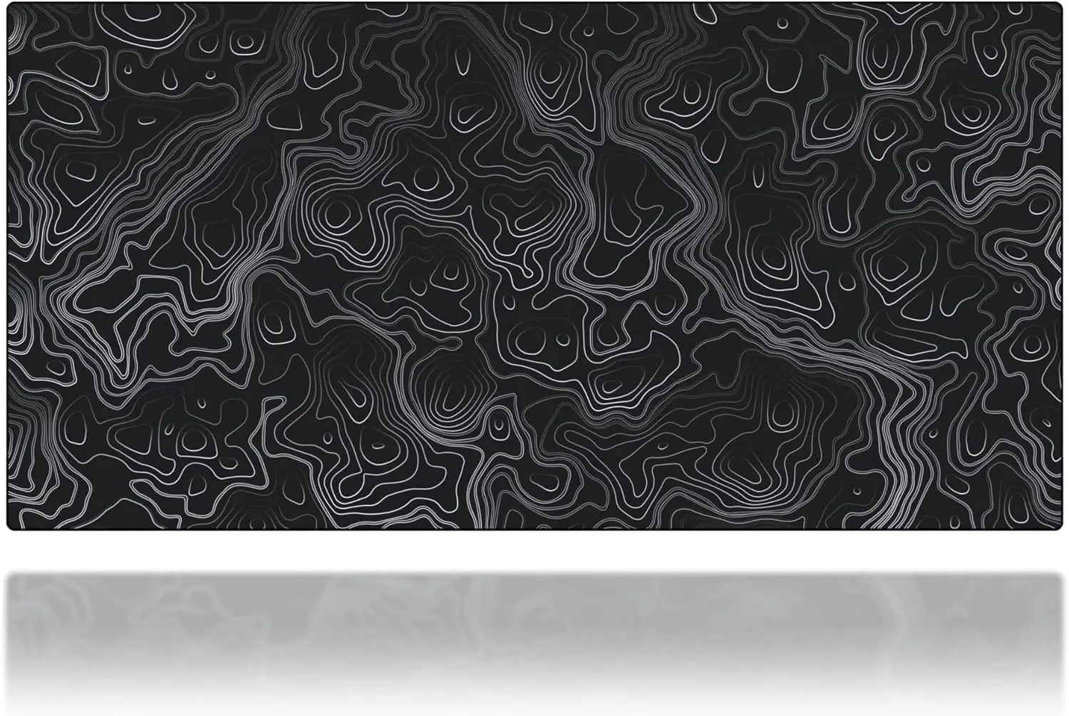 Large Gaming Mouse Pad 60x30 Inches, 4mm Thick with Stitched Edges, Non-Slip Rubber Base for Laptop Keyboard PC Desk Mat