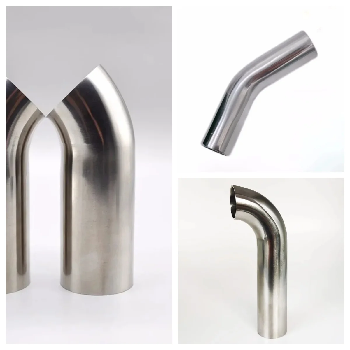 Long 100mm 19/25/32/38/45/51/57/63/76mm Stainless Steel 304 OD Elbow 45/90 Degree Welding Elbow Pipe Connection Fittings