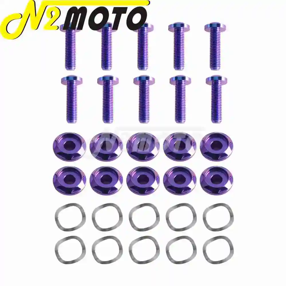 Motorcycle Brake Rotor Mounting Fasteners Front Brake Disc Fixing Hardware Bolts For Harley Touring Road Street Glide FLHX FLTRX