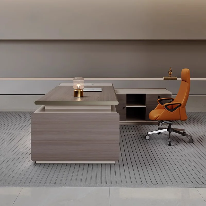 مكاتب مكتبية ذات أدراج أساسية فاخرة ومكاتب مكتبية لمحطة العمل الحديثة والمؤتمرات التنفيذية Mesa De Escritorio Home