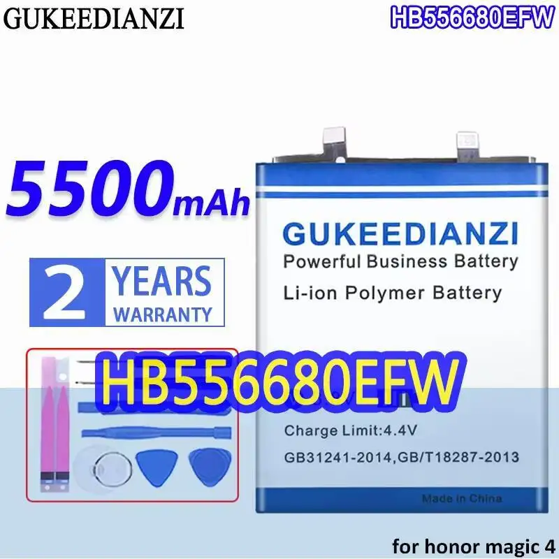 

5500Mah Durable High-Capacity HB556680EFW Mobile Phone Battery For Huawei Honor Magic 4 Magic4
