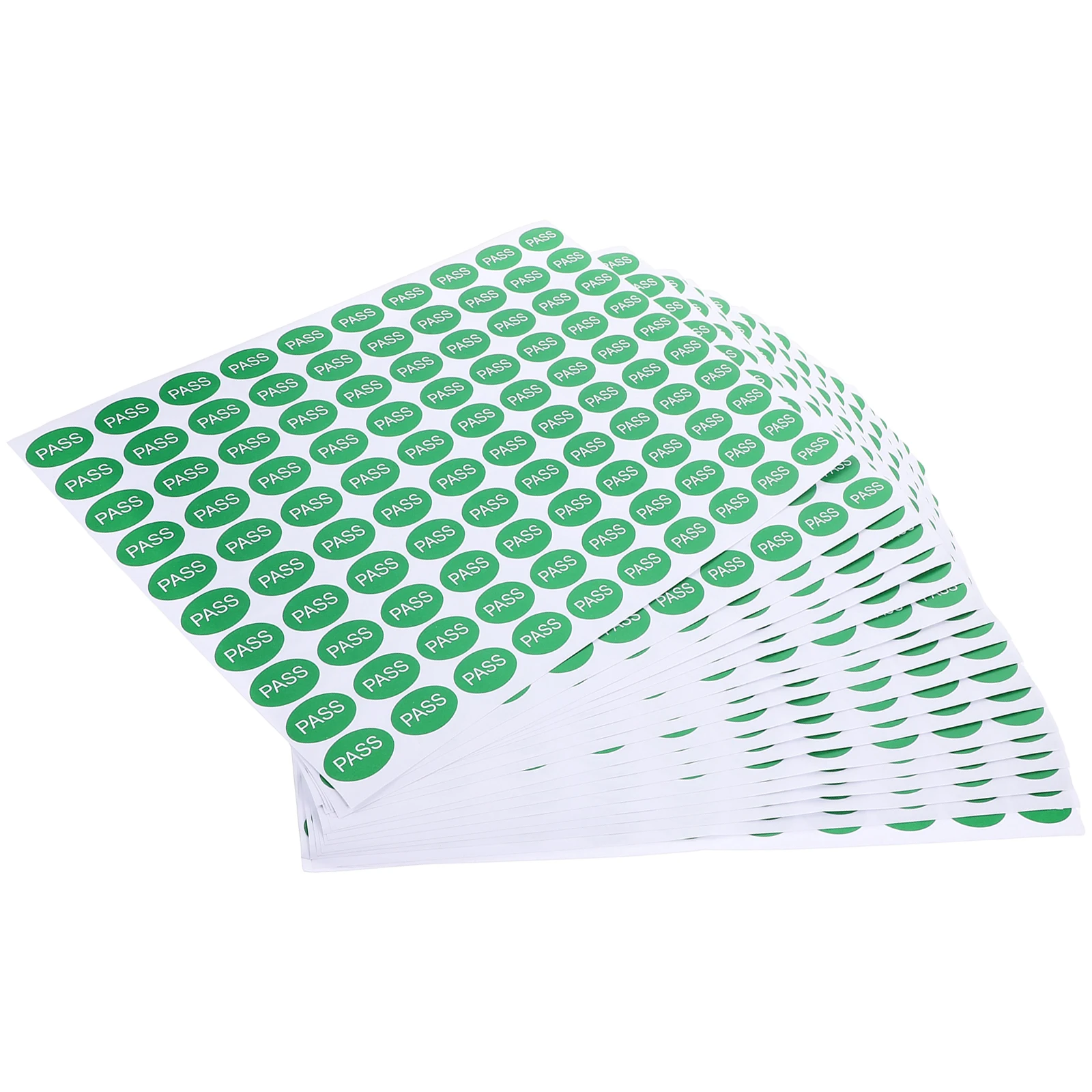 

2000pcs Pass Labels Passed Decals 30x20mm Label Sticker Self Adhesive Stickers for Inventory Folder Management