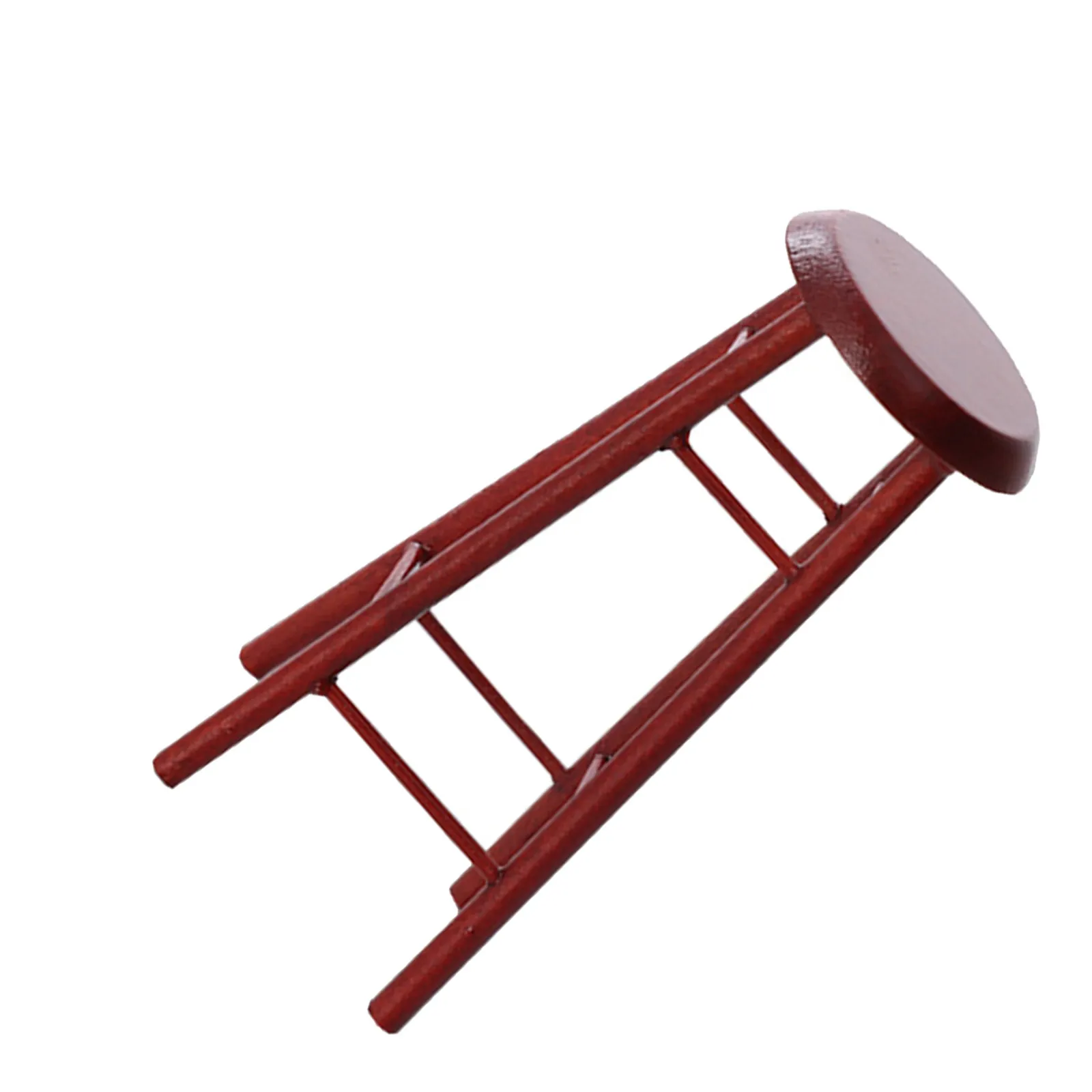 

1Pcs Mini Bar Stool Decorative Solid Color Small Seat Creative Flower Rack Miniature Furniture Accessories for DIY Painting Home