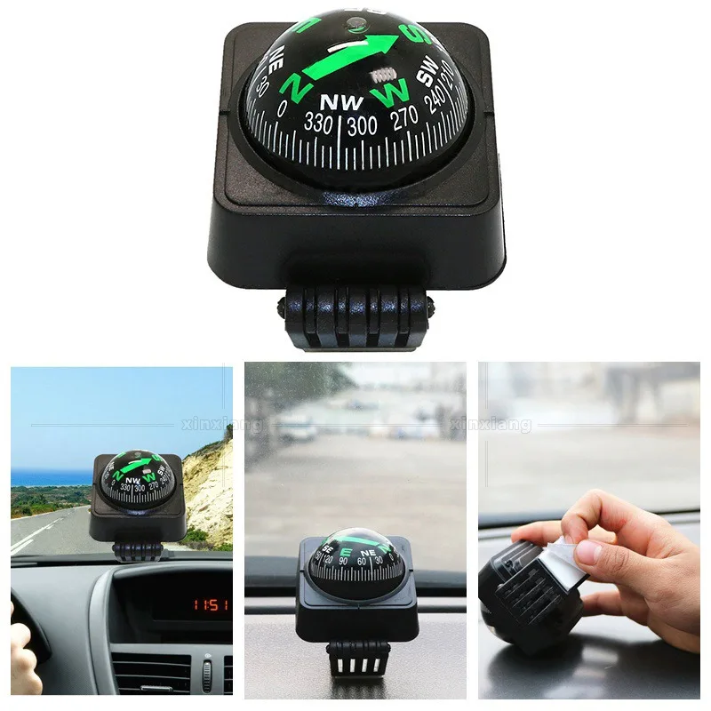 

Car Dashboard Navigation Compass For Outdoor Boat Hiking Portable Folding Camping Equipment Auto Vehicle Navigating Car Compass