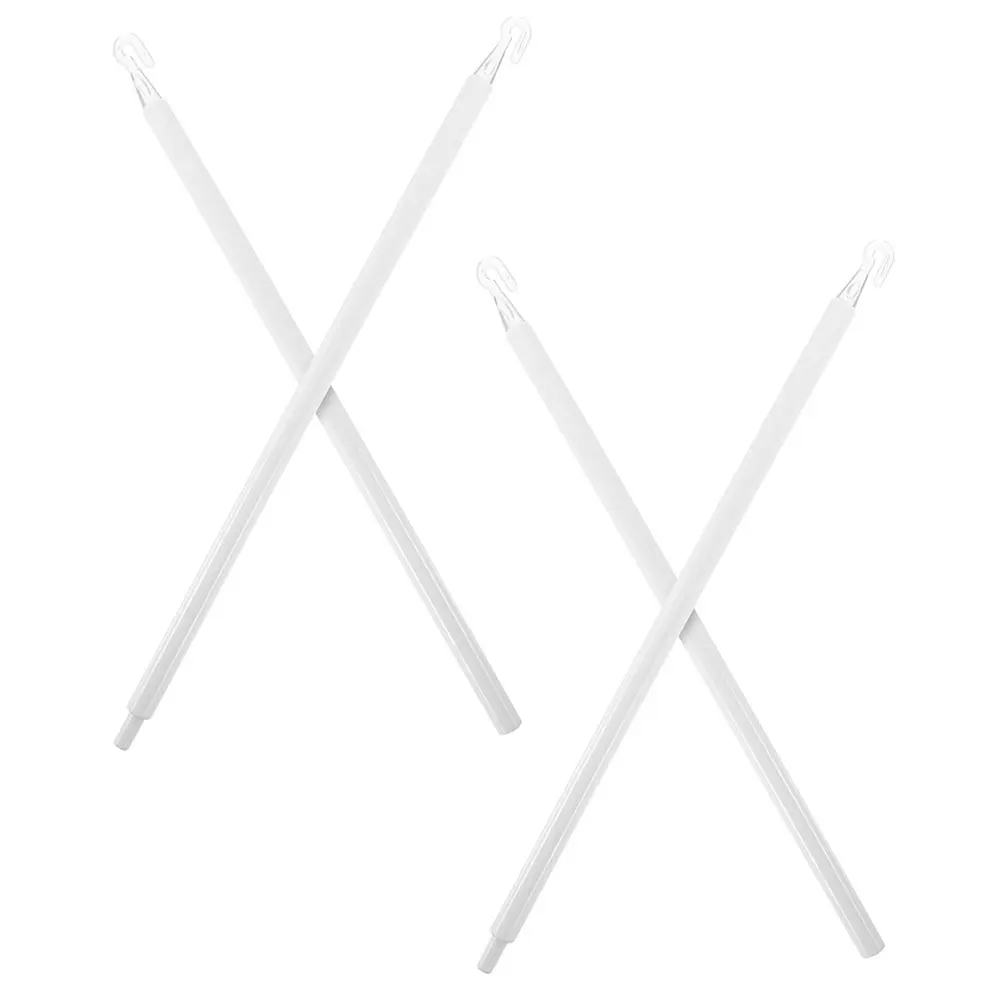 2pcs Stick 24 Inch Simple Style Easy Install Curtain Pull Rod Window Blind Parts Long Rod For Blind Accessories