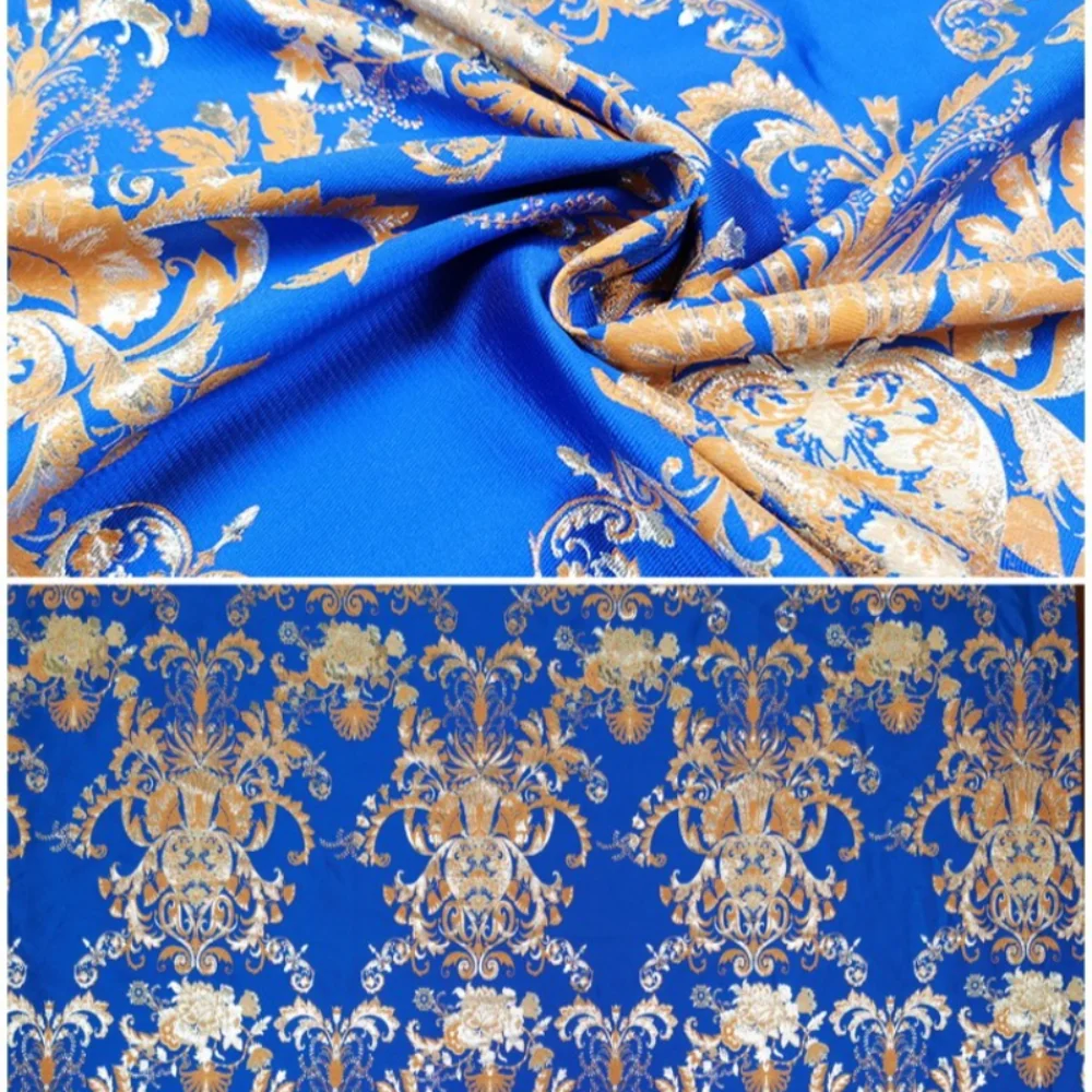 

Жаккардовая ткань для легкого роскошного аромата, платья, костюмов, парчовой дизайнерской ткани, материал для шитья своими руками по дворам