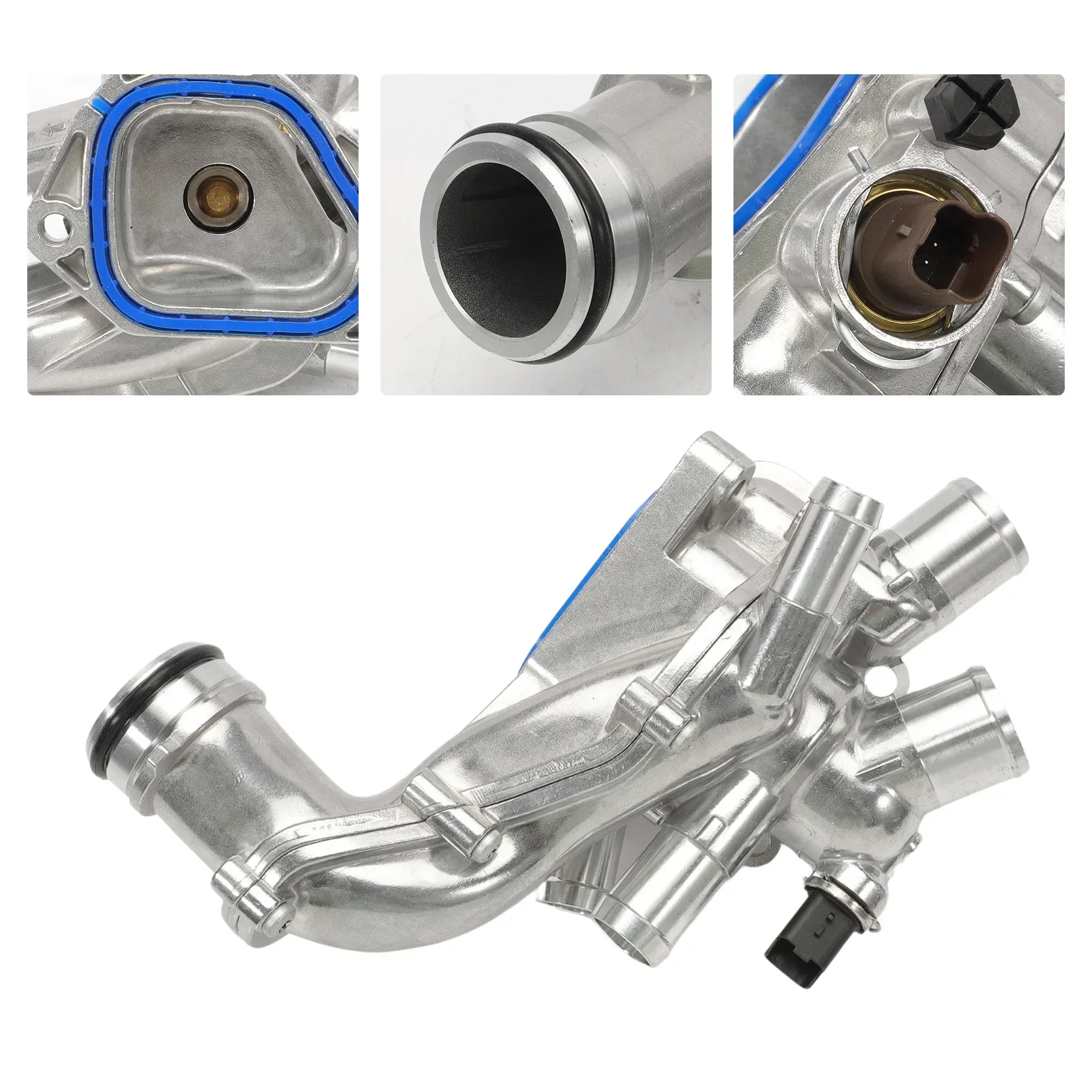 11537534521 Car Engine Upgrade Aluminum Thermostat Housing Assembly For 2007-2013 Mini Cooper S Countryman JCW 1.6L