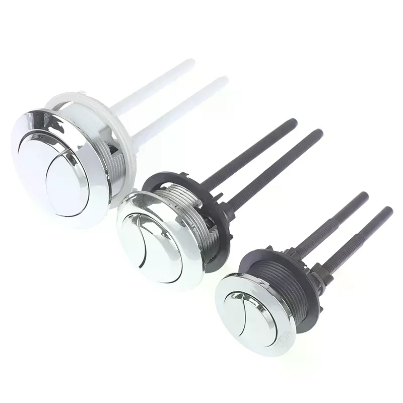 1pc Dual Flush Toilet Tank Button Round Shape Toilet Push Dual Flush Buttons High Quality