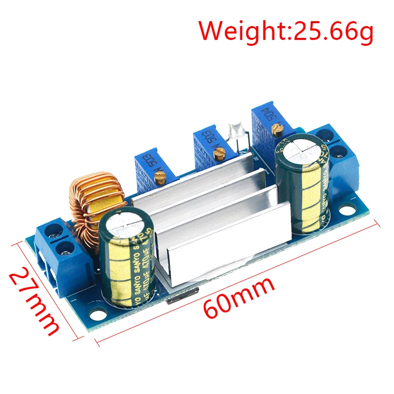 Automatic Protection! 5A Max DC-DC XL4005 Step Down Buck Power Supply Module Adjustable CC/CV Lithium Charge Board for Arduino