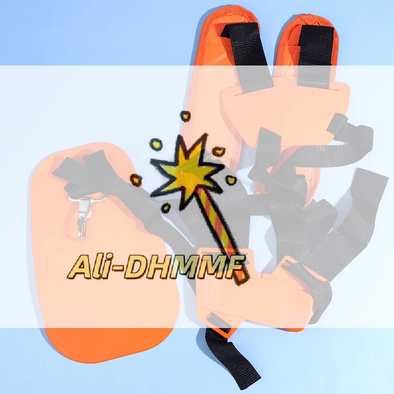 

Dual-Shoulder Brush Cutter Harness - Adjustable Padded Strap for Trimmers & Lawn Mowers, Ergonomic Fatigue-Reduction Design