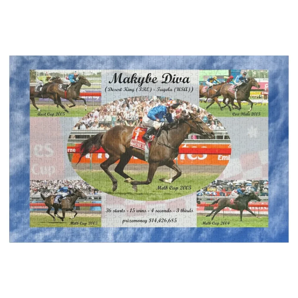 

Makybe Diva Career Tribute Jigsaw Puzzle Christmas Toys Wooden Boxes Puzzle