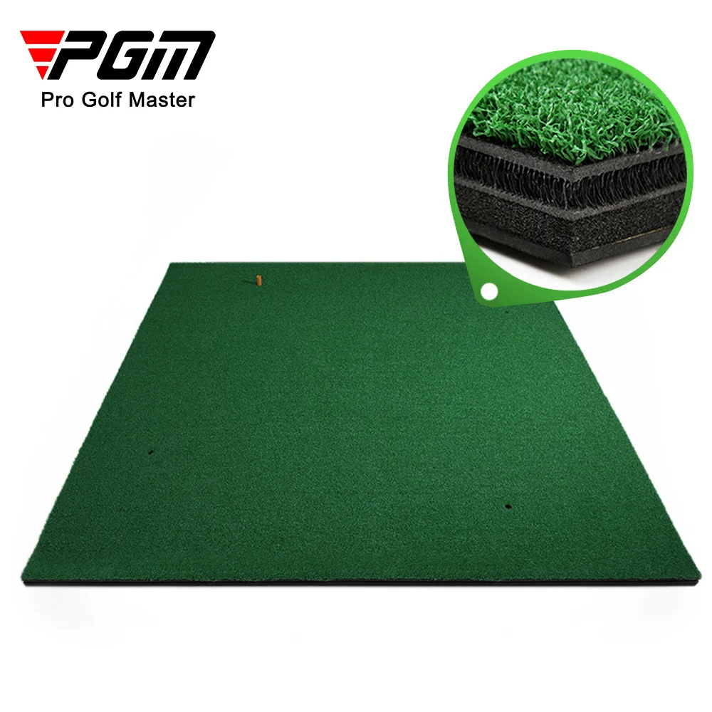 

DJD001 150*150cm Indoor Outdoor Training Golf Mat Golf Range Mat Driving Range 3d Custom Golf Hitting Mat