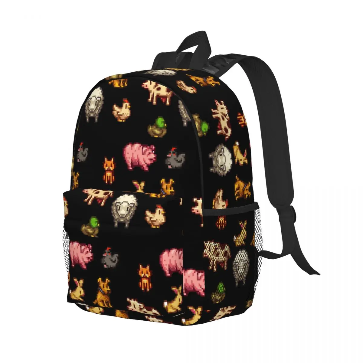 Stardew Valley Tiere Rucksäcke Jungen Mädchen Bücher tasche Cartoon Kinder Schult aschen Reise Rucksack Umhängetasche große Kapazität