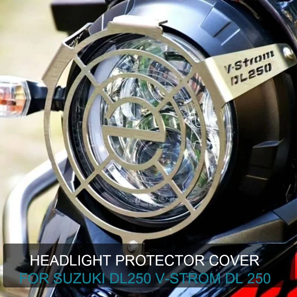 Motorcycle Front Headlight Protector Cover Grill Head Light Guard For SUZUKI DL250 V-Strom DL 250 VStrom DL250