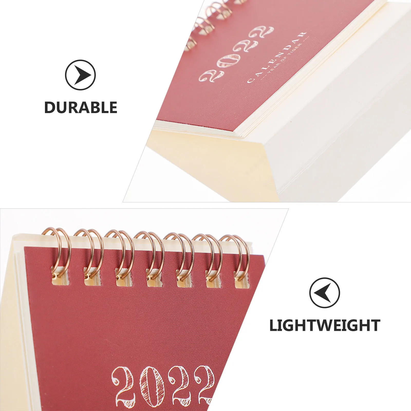 

5 шт., набор настольных календарей на 2022 год, мини-бумажный календарь с прозрачными праздничными датами, записываемая спинка для ежедневных растений, офиса, домашнего декора