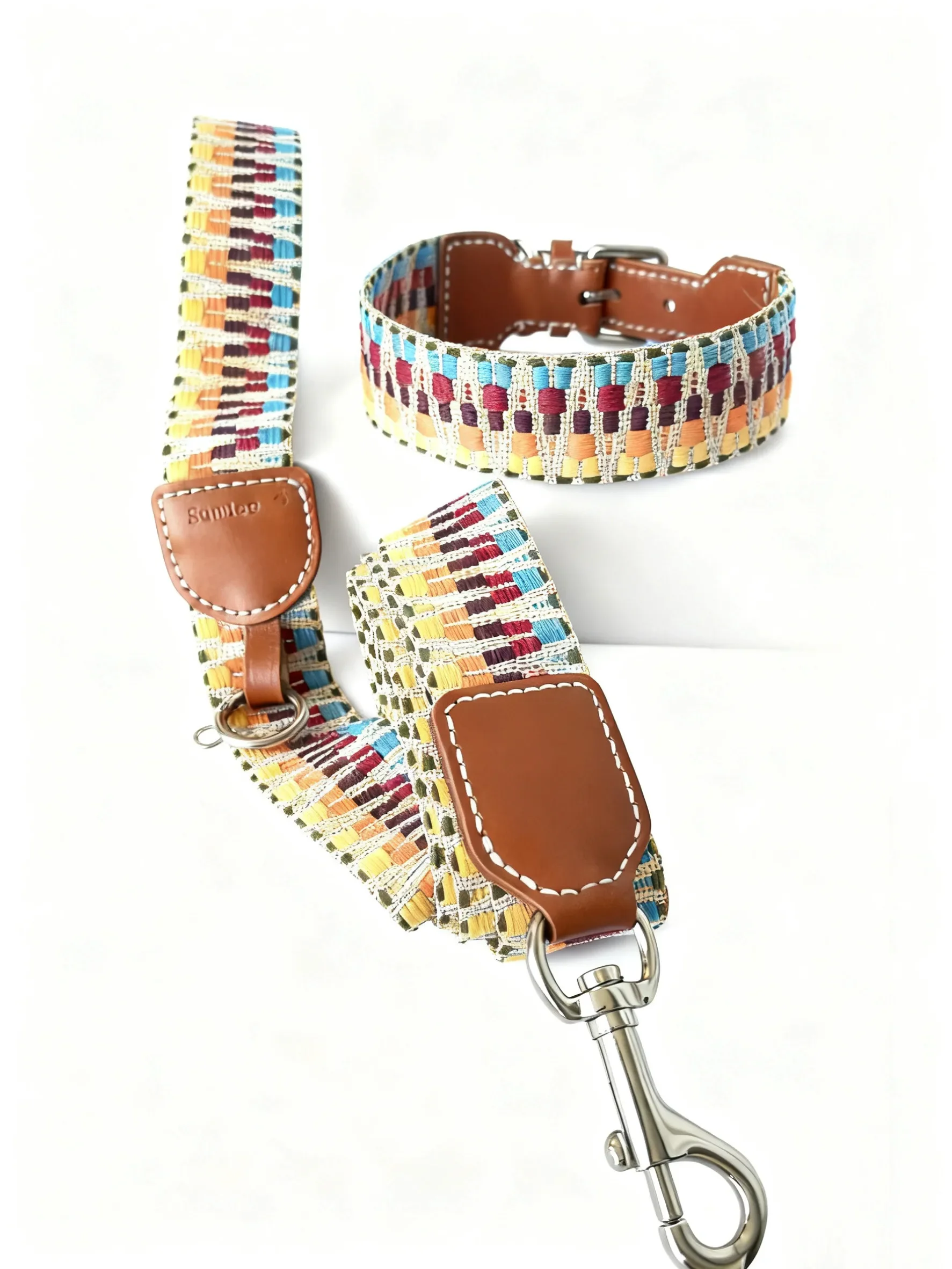 Collares Anchos Tejidos a Mano para Mascotas, Collar para Perros Pequeños y Grandes, Corgi, Dachshund, Doberman, Correa para Perro, Accesorios para Perros, Artículos para Mascotas