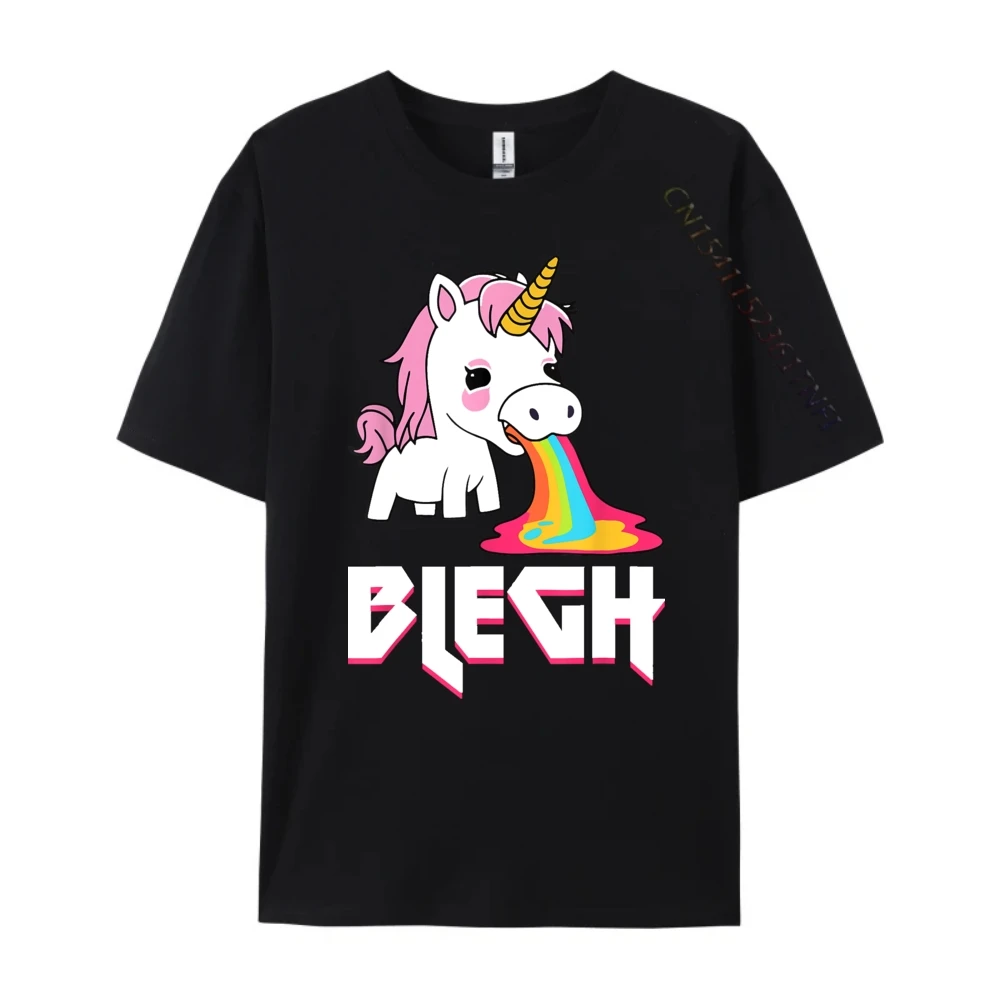 Blegh Metalcore Unicorn Free Shippping Items Lowest Prices Female Oversized T Shirt Men Halloween