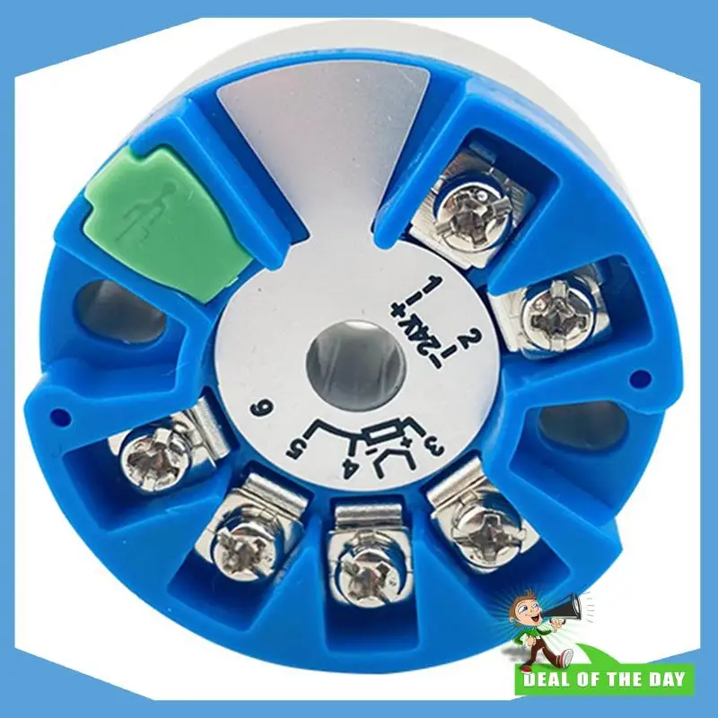 24-Hour Delivery Industrial 4-20Ma PT100 Sensor Temperature Transmitter K-Type Thermocouple Smart Digital Module