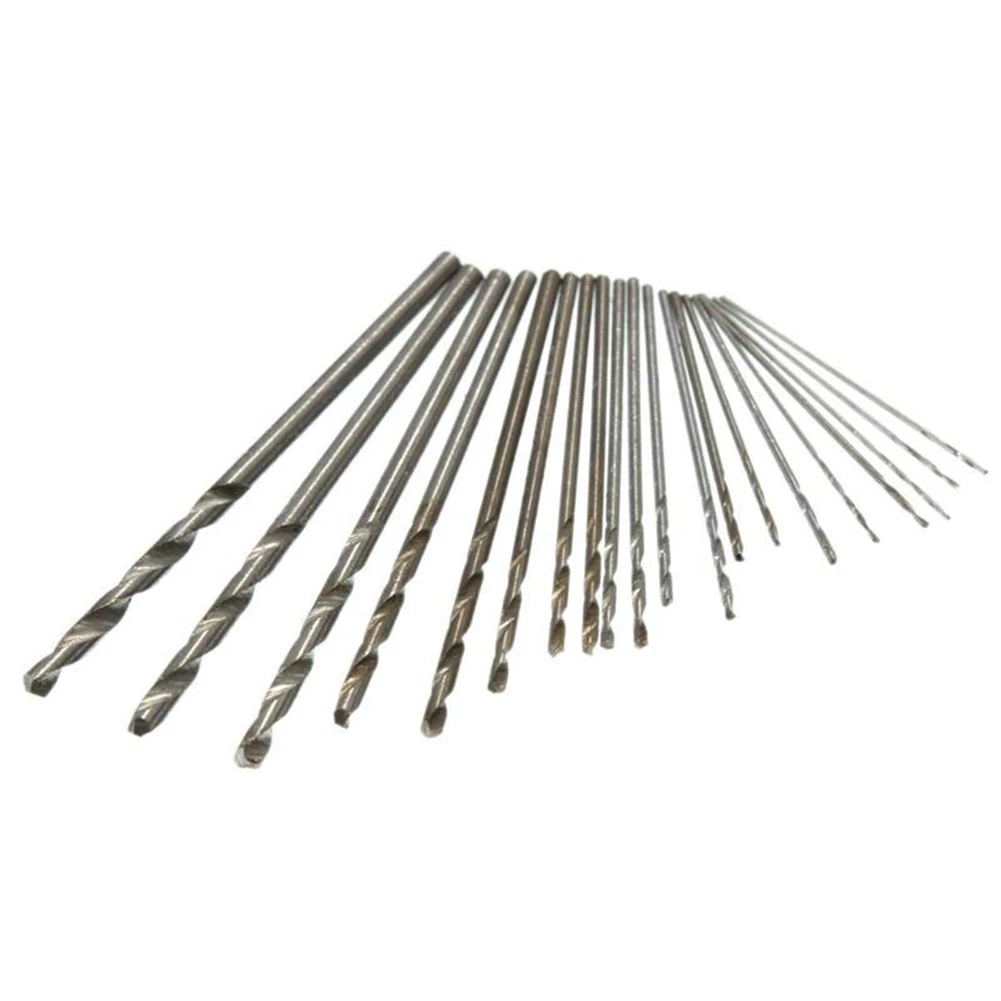 25 Pcs HSS Micro Twist Drill Bit Set Metal Drills 0.5mm~3mm Twist Drill Kit Jewelry Tools for Woodworking Metal Plastic Aluminum