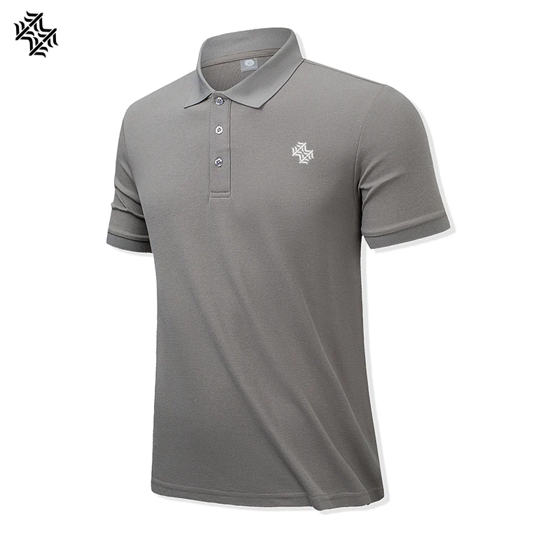 SBWL POLO de manga corta para hombre, Camiseta deportiva ecuestre de golf al aire libre, 7 colores, moda de ocio de negocios, alta calidad