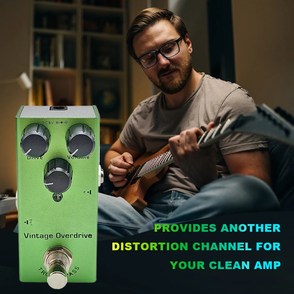 دواسة تأثير جيتار كهربائي صغيرة من النوع الواحد محرك/تشويه/كورس/تريمولو/تأخير للقيثارات الكهربائية #4