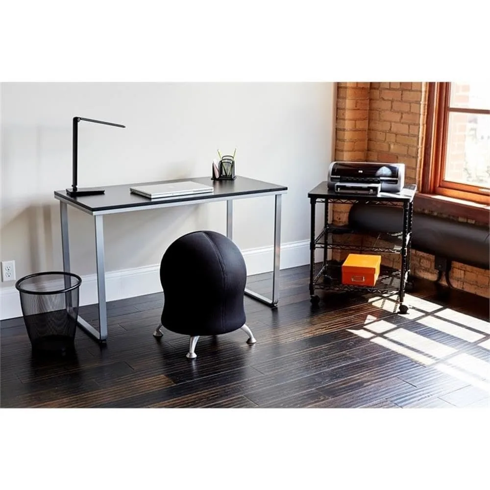 

Deskside 3 Tier Rolling Cart Printer Stand, Mobile Utility Table for Home Office with Steel Shelves, Black